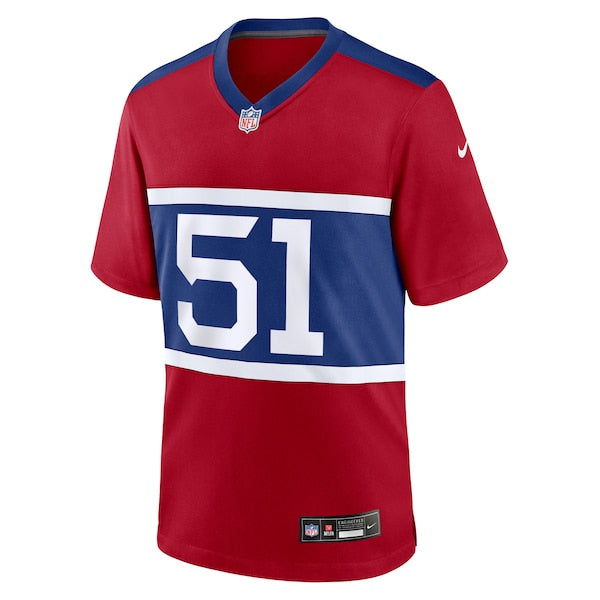 Abdul Carter New York Giants Nike First Round Pick Alternate Game Jersey - Red/White/Royal - Image 3
