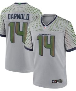 Sam Darnold Seattle Seahawks Nike 2025 Rivalries Collection Game Jersey - Wolf Gray