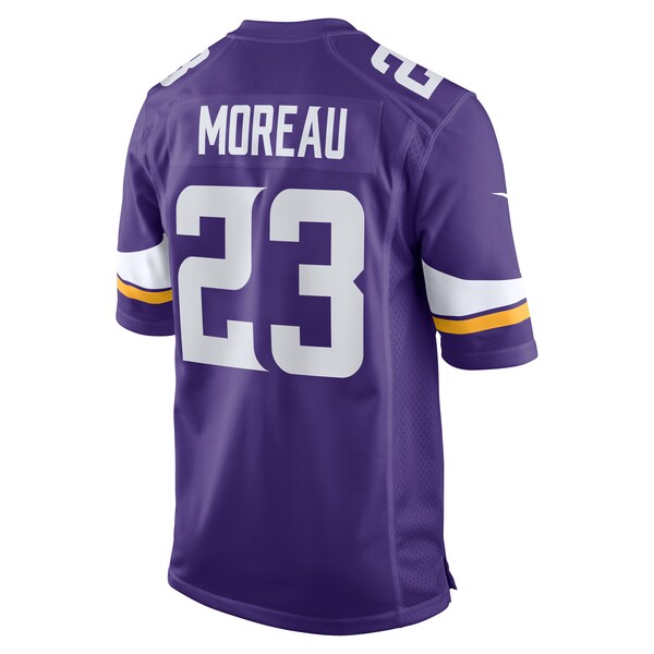 Fabian Moreau Minnesota Vikings Nike Game Jersey - Purple - Image 3