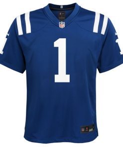 Alternative view of Ahmad Sauce Gardner Indianapolis Colts Nike Youth Home Game Jersey - Blue