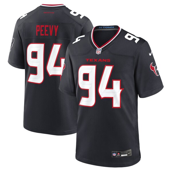 Jayden Peevy Houston Texans Nike Team Game Jersey - Navy