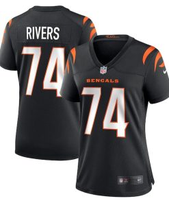 Jalen Rivers Cincinnati Bengals Nike Women's Team Game Jersey -  Black