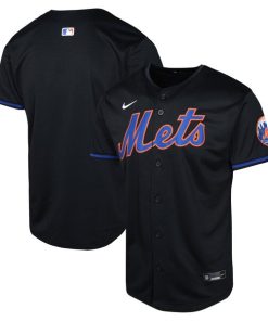 New York Mets Nike Youth Alternate Limited Jersey - Black