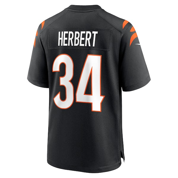 Khalil Herbert Cincinnati Bengals Nike Game Jersey - Black - Image 3