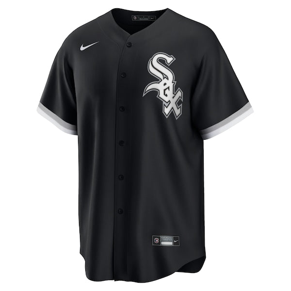 Yoan Moncada Chicago White Sox Nike Alternate Replica Player Name Jersey - Black/White - Image 3