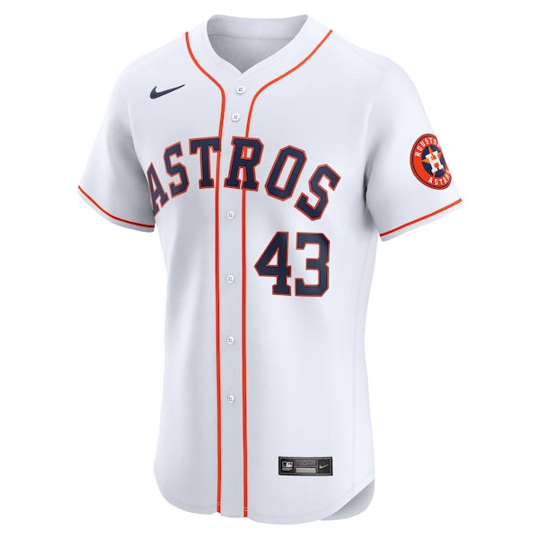 Lance McCullers Jr. Houston Astros Nike Home Elite Player Jersey - White - Image 2