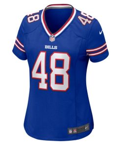 Alternative view of Joel Wilson Buffalo Bills Nike Women's Team Game Jersey - Royal