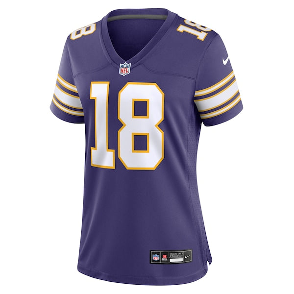 Justin Jefferson Minnesota Vikings Nike Women's Player Jersey - Purple - Image 2