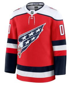Alternative view of Washington Capitals  Alternate Premium Custom Jersey - Red