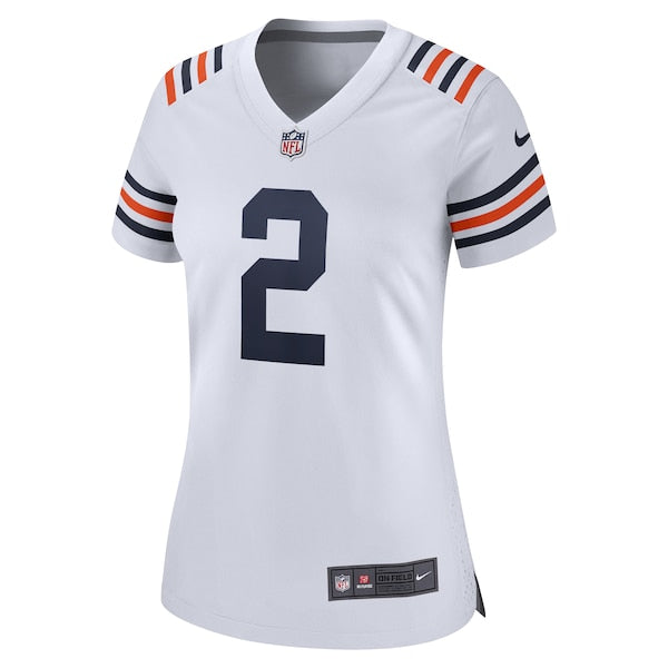 D.J. Moore Chicago Bears Nike Women's Alternate Game Jersey - White - Image 3