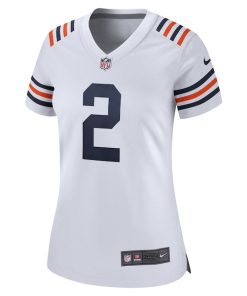 Alternative view of D.J. Moore Chicago Bears Nike Women's Alternate Game Jersey - White