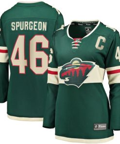 Jared Spurgeon Minnesota Wild Women's Home Breakaway Player Jersey - Green