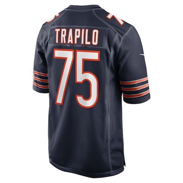 Ozzy Trapilo Chicago Bears Nike Team Game Jersey - Navy - Image 3