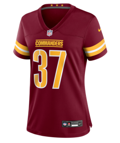 Alternative view of Car'lin Vigers Washington Commanders Nike Women's Team Game Jersey -  Burgundy