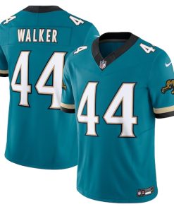 Travon Walker Jacksonville Jaguars Nike Prowler Throwback Vapor F.U.S.E. Limited Jersey - Teal