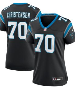 Brady Christensen Carolina Panthers Nike Women's Team Game Jersey - Black