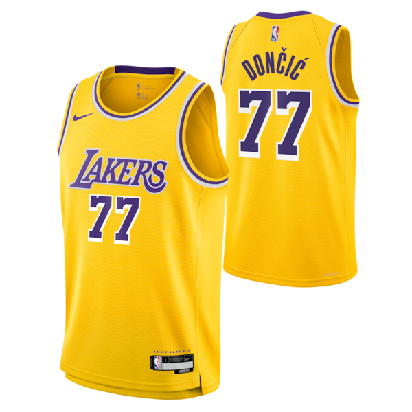 Luka Don?i? Los Angeles Lakers Nike Unisex Swingman Jersey - Icon Edition - Gold
