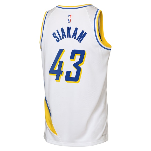 Pascal Siakam Indiana Pacers Nike Youth 2025/26 City Edition Swingman Jersey - White - Image 3
