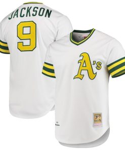 Reggie Jackson Oakland Athletics 1972 Cooperstown Collection Authentic Jersey - White