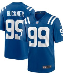 Alternative view of DeForest Buckner Indianapolis Colts Nike Game Jersey - Royal/Blue