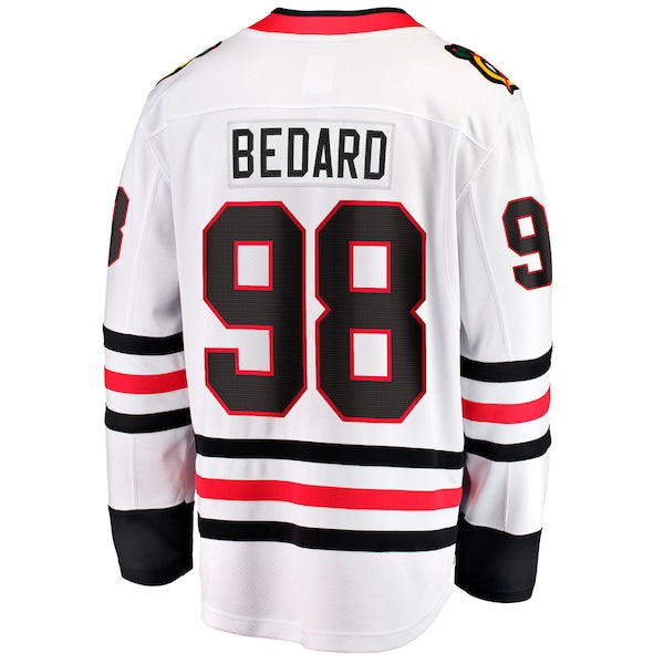 Connor Bedard Chicago Blackhawks Breakaway Jersey - White - Image 3