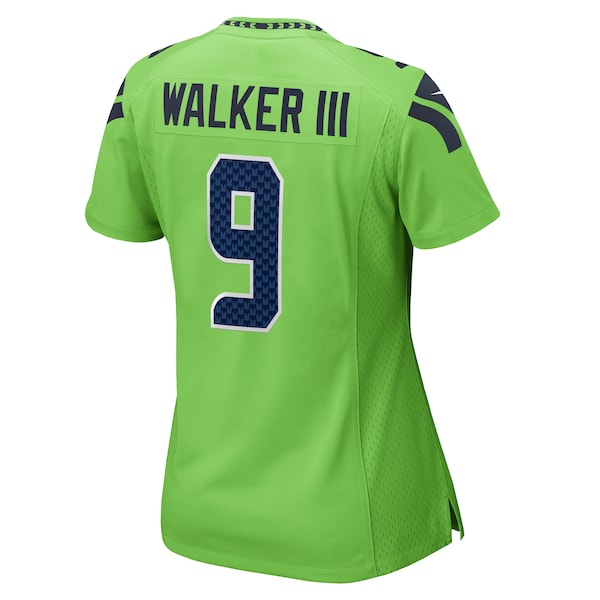Kenneth Walker III Seattle Seahawks Nike Women's Game Jersey - Neon Green - Image 3