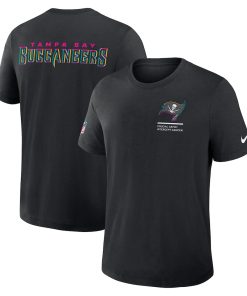 Tampa Bay Buccaneers Nike 2025 NFL Crucial Catch Tri-Blend Dri-FIT T-Shirt - Black
