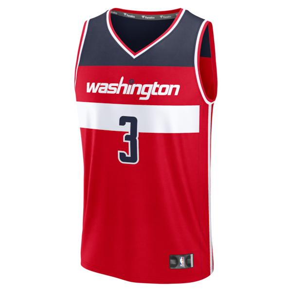 Trae Young Washington Wizards Fast Break Jersey - Icon Edition - Red - Image 2