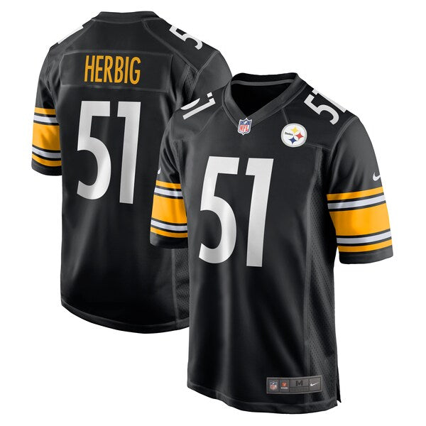 Nick Herbig Pittsburgh Steelers Nike Game Jersey - Black