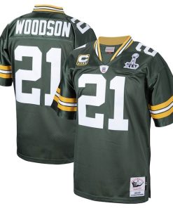 Charles Woodson Green Bay Packers 2010 Authentic Throwback Retired Player Jersey - Green