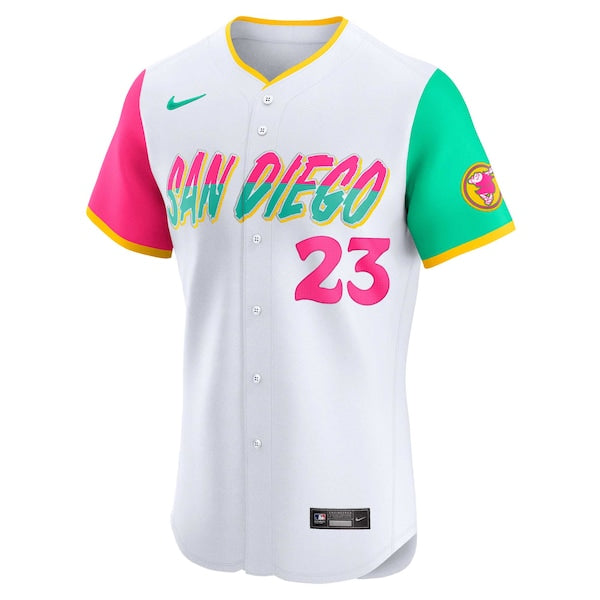 Fernando Tatis Jr. San Diego Padres Nike City Connect Elite Player Jersey - White - Image 2