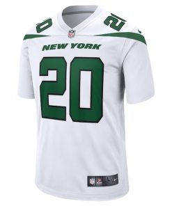 Alternative view of Breece Hall New York Jets Nike Away Game Player Jersey - White