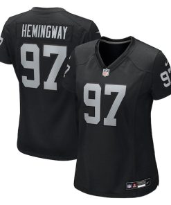 Tonka Hemingway Las Vegas Raiders Nike Women's Team Game Jersey -  Black