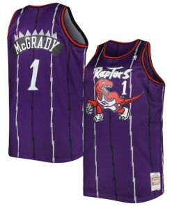 Tracy McGrady Toronto Raptors Big & Tall Hardwood Classics 1998/99 Swingman Jersey - Purple