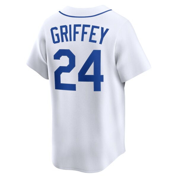 Ken Griffey Jr. Seattle Mariners Nike Throwback Cooperstown Collection Limited Jersey - White - Image 3