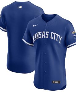 Kansas City Royals Nike Alternate Vapor Premier Elite Patch Jersey - Royal