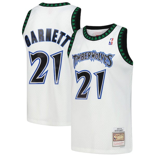 Kevin Garnett Minnesota Timberwolves Hardwood Classics Swingman Jersey - White