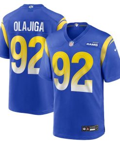 David Olajiga Los Angeles Rams Nike Team Game Jersey -  Royal