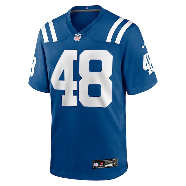 Joe Bachie Indianapolis Colts Nike Team Game Jersey - Royal - Image 2