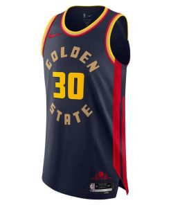 Alternative view of Stephen Curry Golden State Warriors Nike 2024/25 Authentic Player Jersey - City Edition - Navy