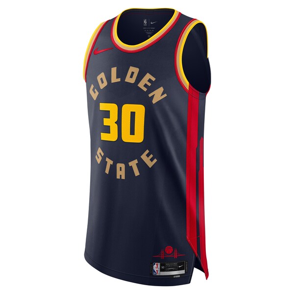Stephen Curry Golden State Warriors Nike 2024/25 Authentic Player Jersey - City Edition - Navy - Image 2