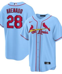 Nolan Arenado St. Louis Cardinals Nike Alternate Official Replica Player Jersey - Light Blue