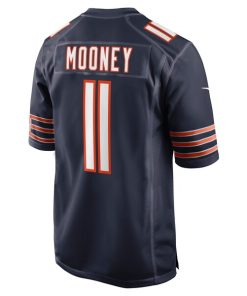 Alternative view of Darnell Mooney Chicago Bears Nike Game Jersey - Navy