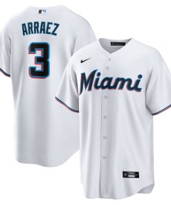 Luis Arraez Miami Marlins Nike Home Replica Player Jersey - White