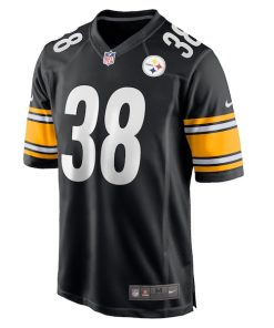 Alternative view of Mykal Walker Pittsburgh Steelers Nike Team Game Jersey -  Black