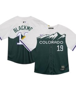 Charlie Blackmon Colorado Rockies Nike Toddler City Connect Limited Player Jersey - Green