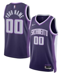 Sacramento Kings Nike Unisex 2025/26 City Edition Swingman Custom Jersey - Purple
