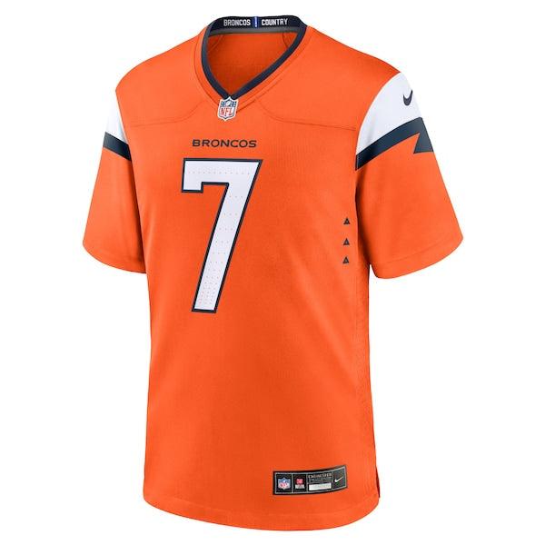 John Elway Denver Broncos Nike Retired Player Game Jersey - Orange/Navy - Image 3