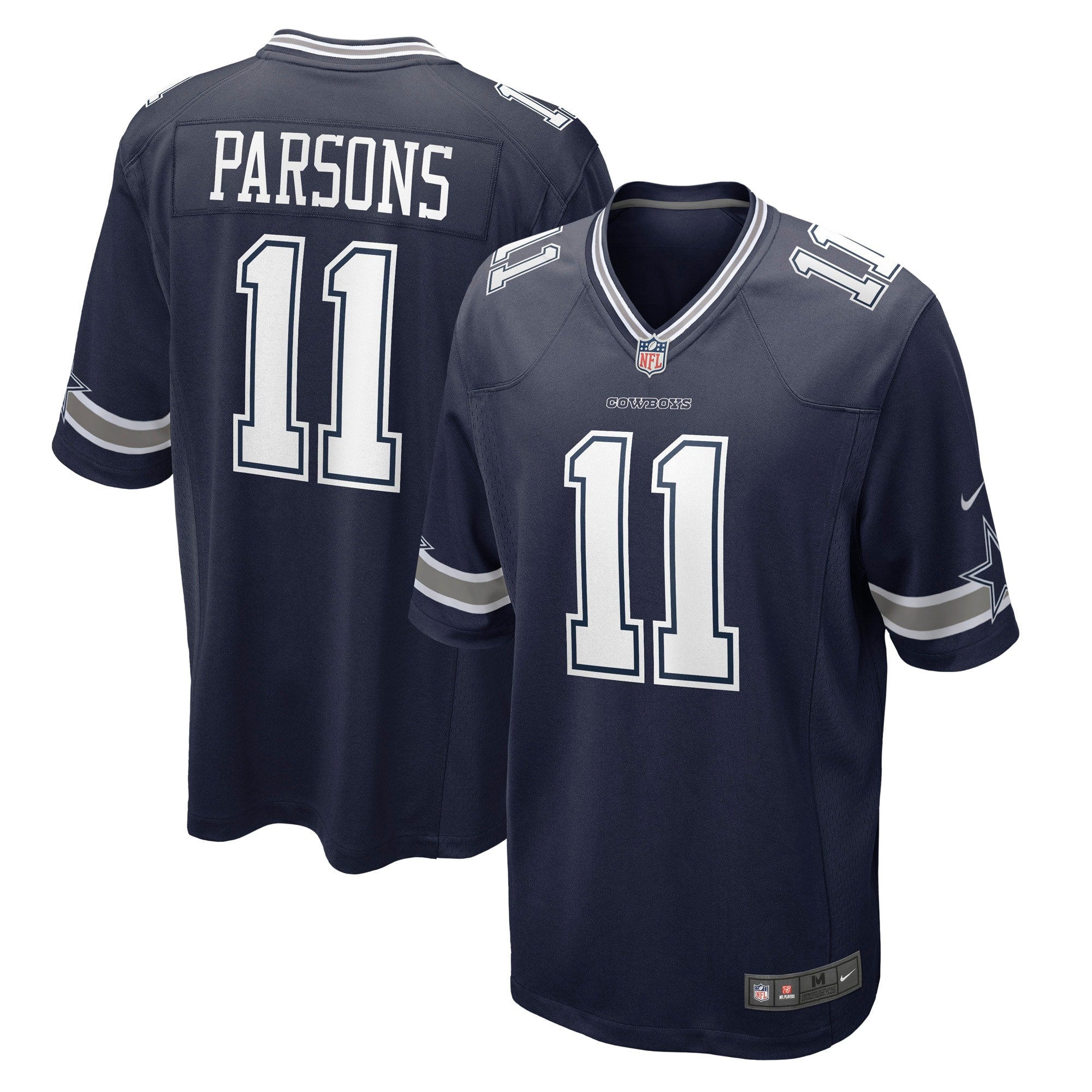 Micah Parsons Dallas Cowboys Nike Youth Game Jersey - White/Navy - Image 2