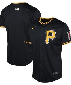 Pittsburgh Pirates Nike Youth Alternate Limited Jersey - Black